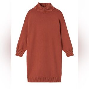 Zara Kids Turtleneck Knit Midi Casual Dress